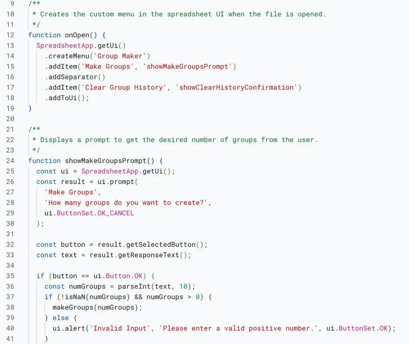 cover for Random Group Maker