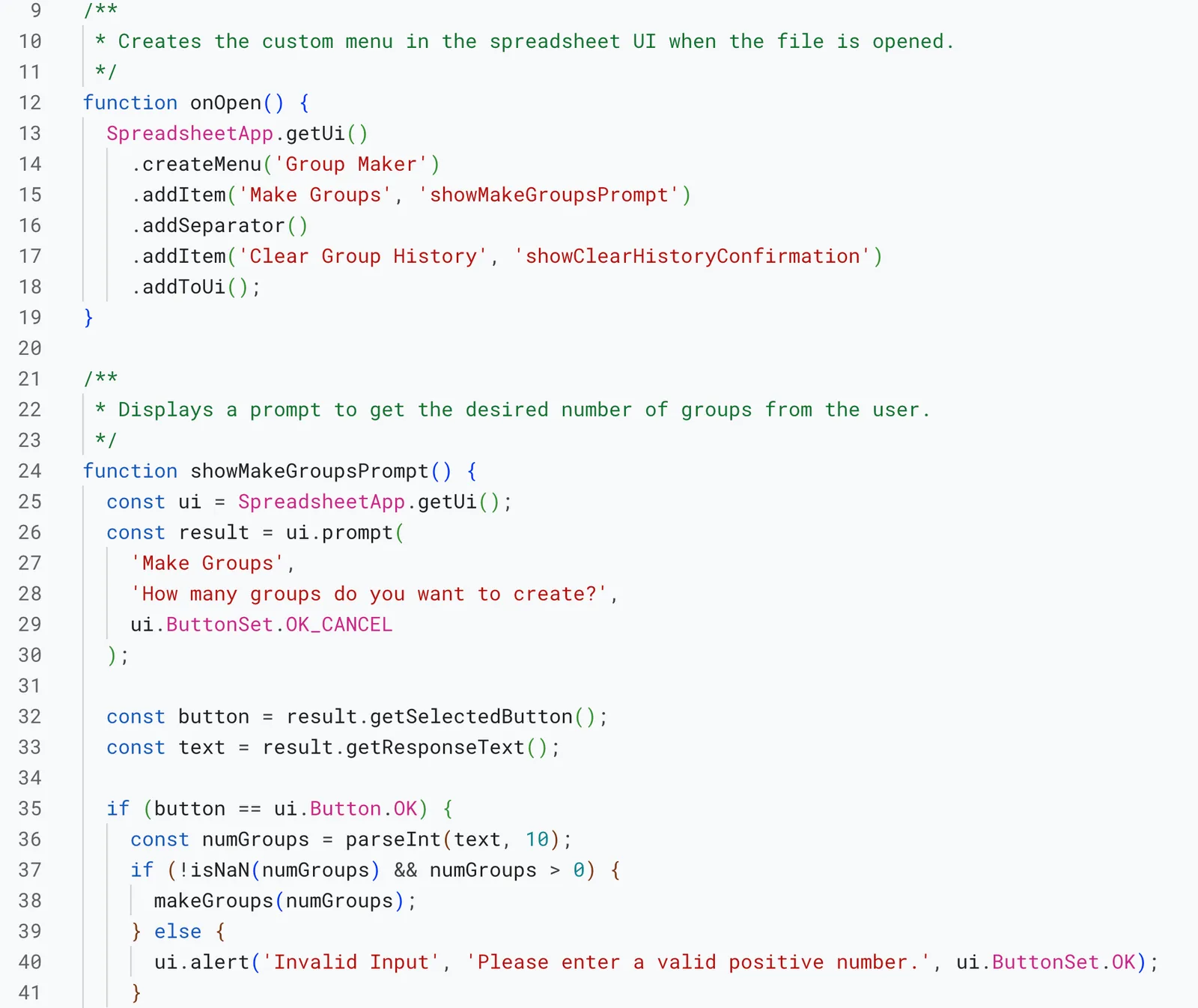 Cover for Random Group Maker